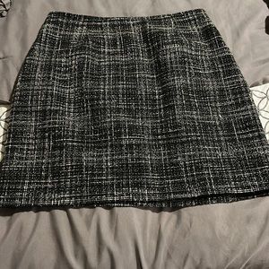 H&M tweed lined mini skirt